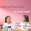 Mini Karaoke Machine for Kids Adults with 2 Wireless Microphones Portable Bluetooth Speaker with Microphone,Toys Birthday Gifts for Girls Ages 4, 5, 6, 7, 8,12+ Toddler Teens by TinyTreasures Baby Boutique