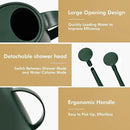 Watering Can for Indoor Outdoor Plants, Modern Small Watering Cans with Removable Nozzle, Long Spout Watering Can for Indoor Bonsai Plants Garden Flowers 1/2 Gallon 1.8L 60OZ (Dark Green) by GreenHaven Gardens