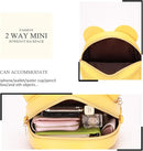 KL928 Girls Bowknot Polka Dot Cute Mini Backpack Small Daypacks Convertible Shoulder Bag Purse for Women by TinyTreasures Baby Boutique