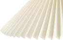 GLOBE Electric x Novogratz 61000043 62" Floor Lamp, Wood Toned, White Pleated Shade, Pivot Joint on Shade, On/Off Foot Switch, Black Cord, Modern Lighting for Living Room or Office by CozyNest Decor