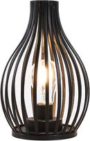 JHY DESIGN Decorations Table Lamp Battery Powered 9.5''High Vase Shaped Cordless Lamp with 6-Hours Timer Feature LED Light Decorative Room Battery Lamp for Indoor Table Garden Party