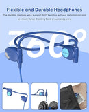 Kids Headphones, Wired Air Conduction Open Ear Headphones, 85dB Volume Limiting-Blue, Pink by TinyTreasures Baby Boutique