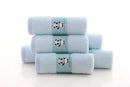 HIPHOP PANDA Baby Washcloths, Rayon Made from Bamboo - 2 Layer Ultra Soft Absorbent Newborn Bath Face Towel - Reusable Baby Wipes for Delicate Skin - Blue, 30 Pack by TinyTreasures Baby Boutique