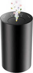 Waterless Essential Oil Diffuser, Portable Aromatherapy Diffuser, Mini Scent Machine, Battery Operated, 1/4/8-Hour Timer, 20ml Capacity, 3 Mist Levels for Home, Car, Room Office,No included oil(Black)