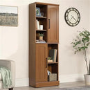 Sauder HomePlus Multi-Room Storage Cabinet with Adjustable Shelves and Door Positioning, Kitchen Laundry Bathroom Pantry Storage Cabinet, in Sienna Oak Finish by CozyNest Decor