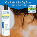 Dermasolve Eczema Relief Body Wash (2 Pack) | Protects, Moisturizes, and Repairs Skin - Kids, Babies & Adults - Steroid Free by TinyTreasures Baby Boutique