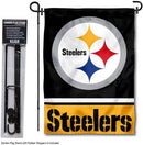 WinCraft Pittsburgh Steelers Garden Flag with Stand Holder by GreenHaven Gardens