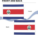 Costarica Flag Garden Yard House 2x3 ft Flags Double Sided Print Banner Indoor Outdoor Party Home Decorations for Boat Dorm House Balcony by GreenHaven Gardens