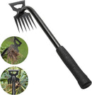 Gardening Hand Weeder Tools, Weeding Artifact Uprooting Weeding Tool, Durable Manganese Steel Hand Weeder Tool, Manual Multifunctional Weeders Gardening Tools for Yard and Garden (6 Teethes) by GreenHaven Gardens