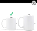 Personalized Coffee Mug, Custom Photo Text 11 Oz Ceramic Mug, Customized Picture Name Tea Cup, Unique Gift Idea, Taza Cafe Personalizadas Fotos, Cute Custom Gifts Mom Women Men, Father's Day, White by TinyTreasures Baby Boutique