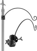iBorn Bird Feeders Hangers for 1” Pole Stand Station Outdoor Hanging Hooks for Humming Bird Feeders for Outside Plant Hanger Hook Bracket Kit 12.2 Inch Long Metal Hooks for 1 Inch Pole, Pack of 4 by GreenHaven Gardens