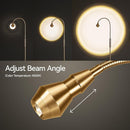 SUNMORY Adjustable LED Beam Floor Lamps for Living Room, Reading Lamp with Flexible Gooseneck, Dimmable Zoomable Spotlight, Work Light, Touch Control, Task Crafting Standing Lamp for Office Bedroom by TinyTreasures Baby Boutique