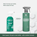 HEX Performance Deodorizing Spray, Fragrance Free, 22oz - Awesome for Shoes, Gear, Activewear & Fabrics, Yoga Mats & Gym Equipment, Carpet, Pets, Odor Eliminator & Fabric Refresher Spray by CozyNest Decor
