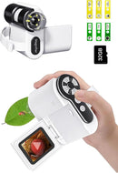 Microscope for Kids - 1000X Portable Handheld Kids Mini Microscope | Telescope with Photo and Video Educational Science Toys | Age 3 4 5 6 7 8 9 10 11 12 Years Old Kids Christmas Birthday Gift by TinyTreasures Baby Boutique