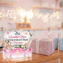 Mothers Day Gifts Best Mom Gifts -Gifts for Mom from Daughter Son - Best Mom Ever Gifts Unique Mother Birthday Acrylic Heart-Shaped Plaque Desk Decorations Present for Mom Christmas Anniversary by CozyNest Decor