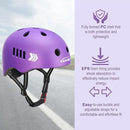 KAMUGO Kids Bike Helmet Set, Toddler Helmet for Ages 2-8 Boys Girls with Sports Protective Gear Set Knee Elbow Wrist Pads for Skateboard Cycling Scooter Rollerblading by TinyTreasures Baby Boutique