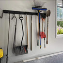 Ultrawall 13 PCS Tool Storage Rack, 64 Inches Adjustable Garage Organization Wall Mounted Storage System with 9 Hooks, Heavy Duty Steel Garden Tool Organizer Wall Holders by GreenHaven Gardens