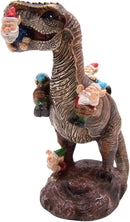 Wowser Gnome Statue: Funny Garden Figurine - Unique Home & Outdoor Decor (T-Rex), Gnome Decoration for Yard by GreenHaven Gardens