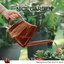 WhaleLife Indoor Watering Can for House Bonsai Plants (1.4L, Brown) by GreenHaven Gardens