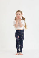 Resinta 4 Packs Toddler and Baby Girls Cotton Leggings Full Length Pants Stretchy Soft Tights Pants for Kids by TinyTreasures Baby Boutique