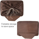 TheWarmHome Organization and Storage Basket for Organizing - 17x14x10 inch 3 Pack Fabric Storage Cubes, Collapsible Storage Bins for Shelves Closet Organizer Toy Gift Cloth (Brown) by TinyTreasures Baby Boutique