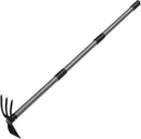 Garden Hoe Tool, 2-in-1 Heavy Duty Dual-Head Weeding Tool, 45" Adjustable Long Handle Cultivator for Weeding, Tilling, Lawn Yard Flower Bed Gardening Tool by GreenHaven Gardens