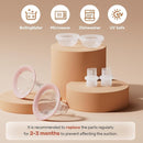 NCVI 8100 Double Electric Breast Pump Suitable for Large Nipples with 4 Modes|9 Levels, Anti-Backflow Milk Breastfeeding Pump with 24/28mm Silicone Flanges, Handheld Motor and LED Display, Ultra-Quiet by TinyTreasures Baby Boutique