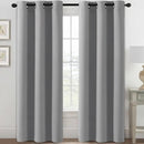 H.VERSAILTEX Blackout Curtains for Bedroom Thermal Insulated Room Darkening Living Room Curtains 84 Inch Long Grommet Privacy Protection Window Curtain Panels/Drapes for Nursery, 2 Panels, Dove Grey by CozyNest Decor