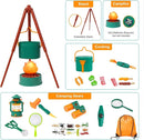 Meland Kids Camping Set with Tent - Toddler Toys for Boys with Campfire, Camping Toys for Kids Indoor Outdoor Pretend Play, Gift Idea for Boys Age 3,4,5,6 Year Old Birthday Christmas (Green) by TinyTreasures Baby Boutique