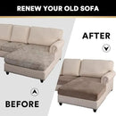 PrinceDeco Sectional Couch Covers 3 Pieces Velvet Sofa Covers L Shape Soft Couch Covers for Sectional Sofa Corner Sofa Cover Couch Cover for Dogs Washable (2 Seater + 1 Chaise,Taupe) by CozyNest Decor