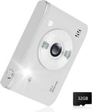 Digital Camera FHD 1080P Video & 8X Digital Zoom - Compact Point and Shoot Digital Camera with 2.4" Screen, 800mAh Rechargeable Battery - Portable Small Camera for Kids Teens Girls Boys(Silver) by TinyTreasures Baby Boutique
