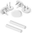 Ubbi Outlet Covers for Child Safety, Plug Protectors, Baby Proofing, Safe & Secure Electrical Plug Covers, White, 24 Count by TinyTreasures Baby Boutique