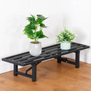 Plant Stand - Indoor/Outdoor Extra-Sturdy Aluminum Plant Stand with 300 LBS Capacity, L37.8 x W11.4 x H7.9 inch – Ideal for Patios, Gardens, Living Room Decoration by GreenHaven Gardens