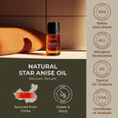 Gya Labs Star Anise Essential Oil for Skin - 0.34 Fl Oz - 100% Pure Natural Star Anise Oil for Diffuser, Hair, DIY & Aromatherapy & Candle Making Scent by CozyNest Decor