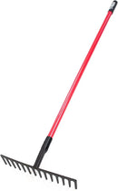 Bully Tools 92311 16-Inch Level Head Rake with Fiber Glass Handle and 14 Steel Head Tines, 60-Inch by GreenHaven Gardens