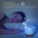Oil Diffuser Humidifier 300ML,Electric Ultrasonic Air Aroma Diffusers Vaporizer,Scent Mist Defuser with Remote,Auto-Off,7led Color Changing Light for Large Bed Room,Home,Office by TinyTreasures Baby Boutique