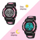 Kids Watch,Boys Watch for 3-15 Year Old Boys,Digital Sport Outdoor Multifunctional Chronograph LED 50 M Waterproof Alarm Calendar Analog Watch for Children with Silicone Band,Kids Gift by TinyTreasures Baby Boutique