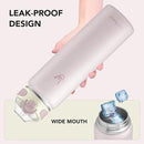 Enerbone 32 oz Insulated Water Bottle, Stainless Steel Bottle with Carrying Strap, Double-Wall Vacuum Insulation Design, Leakproof Sports Bottle with Straw, Keep Drinks Cold or Hot for Hours by CozyNest Decor
