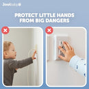 Outlet Cover Box for Child Safety (2 Pack) Duplex & Decorator Electrical Outlet Plates, Concealed Access Buttons, and Spacious Compartment - Jool Baby by TinyTreasures Baby Boutique