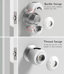 Baby Safety Door Knob Covers 6 Pack Baby Safety Door Handle Protector Child Proof Door Knobs Door Safety for Kids Universal Fit Easy Grip Lockable Design One Hand Operation for Parents No Tools Needed by TinyTreasures Baby Boutique