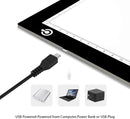LitEnergy A4 LED Copy Board Light Tracing Box, Ultra-Thin Adjustable USB Power Artcraft LED Trace Light Pad for Tattoo Transferring, Drawing, Streaming, Sketching, Animation, Stenciling by TinyTreasures Baby Boutique
