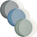 WeeSprout Baby & Toddler Non-Suction Plates with Lids, 100% Food Grade Silicone Plates, Premium Hard Plastic Lids, Unbreakable Design, Microwave & Dishwasher Safe, 3 Pack by TinyTreasures Baby Boutique
