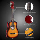 ADM Beginner Acoustic Classical Guitar 30 Inch Nylon Strings Wooden Guitar Bundle Kit for Kid Boy Girl Student Youth Guitarra Online Lessons with Gig Bag, Strap, Tuner, Extra String,Pick,Sunbrust 1 by TinyTreasures Baby Boutique