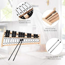 Giantex 27 Note Glockenspiel Xylophone, Percussion Instrument with Wood Base and 27 Metal Keys, Alto Full Size Glockenspiel Xylophone for Adults and Kids- Includes 2 Mallets and Carrying Bag by TinyTreasures Baby Boutique