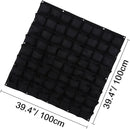 Ogrmar 64 Pockets Vertical Wall Garden Planter Plant Grow Bag for Flower Vegetable for Indoor/Outdoor (64 Pockets, Black) by CozyNest Decor
