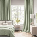 MIULEE Back Tab Sage Green Curtains 84 Inch Length 2 Panels Set for Living Room Bedroom, Rod Pocket/Pinch Pleated Light Blocking Thermal Insulated Room Darkening Blackout Curtains 84 Inches Long by TinyTreasures Baby Boutique