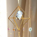 Lapis Lazuli Crystal Suncatcher-Window Hanging Garden Suncatcher Healing Blue Crystal Rainbow Maker Handmade Indoor Outdoor Car Charm Garden Decor by GreenHaven Gardens