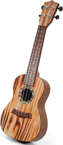 Raimy Kids Guitar Ukulele - 21in Ukulele Guitar Toys for Kids Ages 3 4 5 6 7+ Year Old Boys Girls Simulated Sound Quality Music Instruments Learning Education (Yellow) by TinyTreasures Baby Boutique