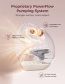 Momcozy Breast Pump Hands Free Upgraded Mobile Flow | M9, App Discreet Control with Personalized Multi-Modes & 15 Levels, Wearable Breast Pump 24mm, 1 Pack Gray by TinyTreasures Baby Boutique