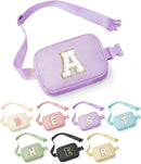 YOOLIFE Gifts for Girls Teen Girls Birthday Gifts - Personalized Gifts for Women, Gifts for Daughter Sister Friends, Purple Initial Crossbody Bag Belt Bag A by TinyTreasures Baby Boutique